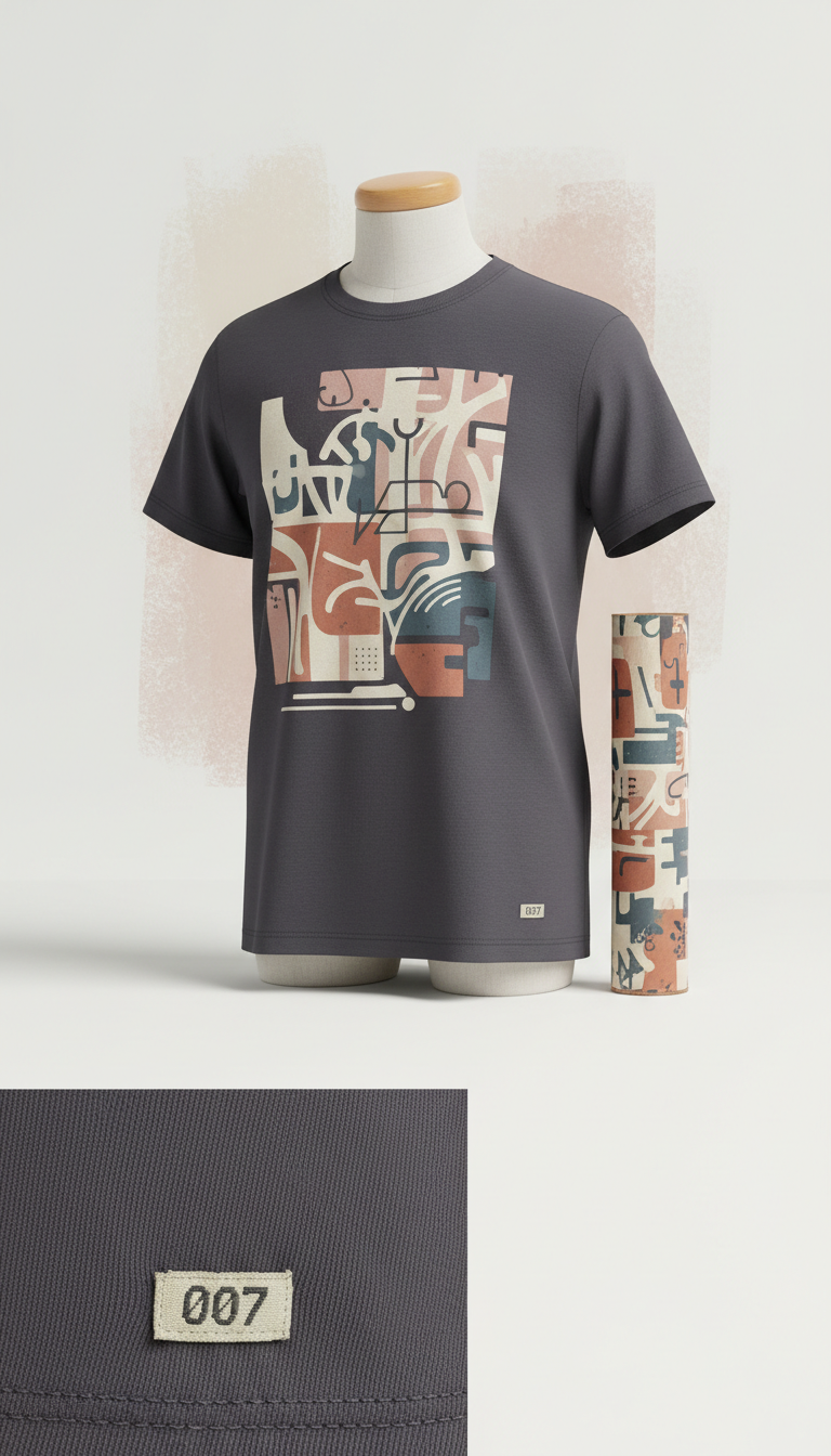 Crewneck Tee In Artist Collaboration